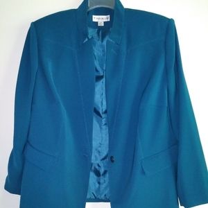 John Meyer Turquoise Pants Suit